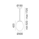 Artemide Stellar Nebula Large hanglamp