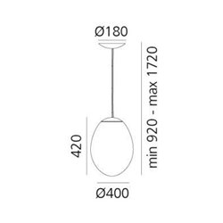 Artemide Stellar Nebula Large suspension lamp