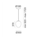 Artemide Stellar Nebula Medium hanglamp