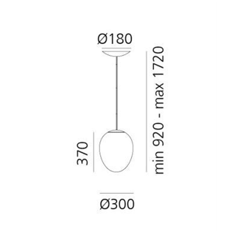Artemide Stellar Nebula Medium hanglamp
