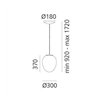 Artemide Stellar Nebula Medium suspension lamp