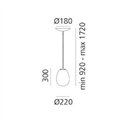 Artemide Stellar Nebula Small hanglamp