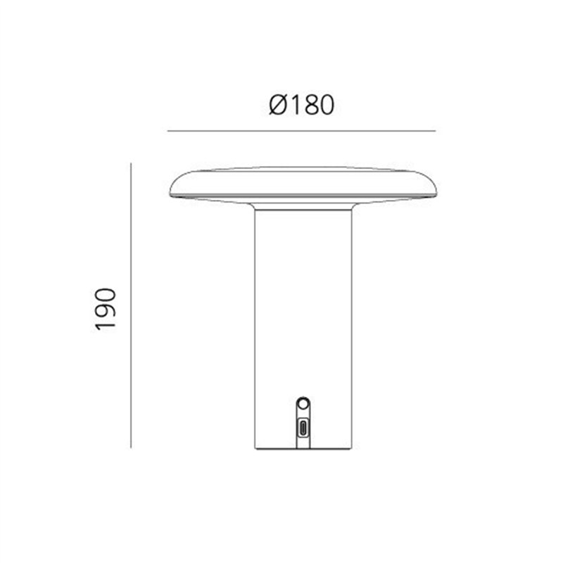 Artemide Takku tafellamp