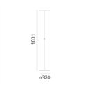 Artemide Athena White Integralis grondlamp