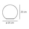Artemide Dioscuri 25 Table lamp