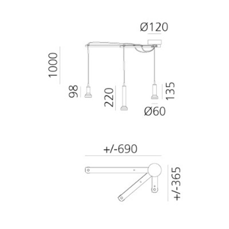 Artemide Stablight Hanglamp