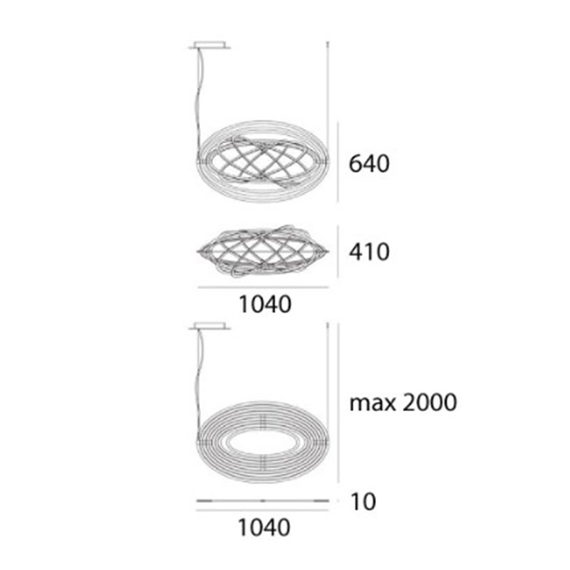 Artemide Copernico hanglamp