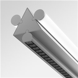 Artemide Dreispitz - 2 Diffused + 1 Controlled Emission - 120 - Horizontal  suspension lamp