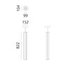 Artemide Dreispitz - 3 Diffused Emission - 90 - Vertical  suspension lamp