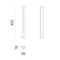 Artemide Dreispitz - 2 Diffused Emission - 90 plafondlamp / wandlamp