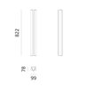 Artemide Dreispitz - 2 Diffused Emission - 90 ceiling lamp / wall lamp