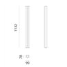 Artemide Dreispitz - 2 Diffused Emission - 120 ceiling lamp / wall lamp