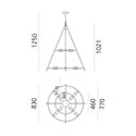 Artemide El Porís - 80 hanglamp