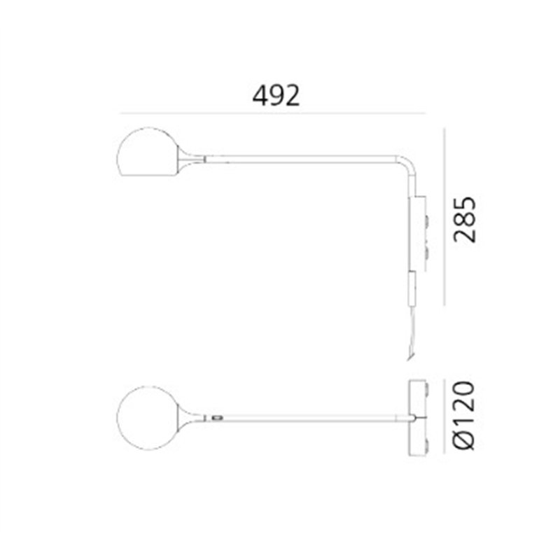 Artemide Ixa Plug wandlamp
