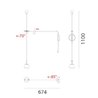 Artemide Ixa Arm Plug wall lamp