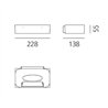Artemide Melete R7s wall lamp