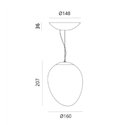Artemide Stellar Nebula 19 hanglamp