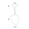 Artemide Stellar Nebula 19 suspension lamp