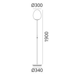 Artemide Stellar Nebula floor lamp