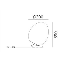 Artemide Stellar Nebula table lamp
