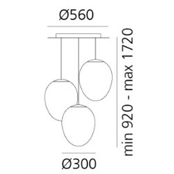 Artemide Stellar Nebula Cluster suspension lamp