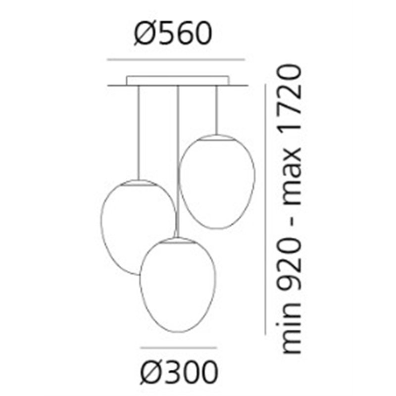 Artemide Stellar Nebula Cluster hanglamp