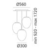 Artemide Stellar Nebula Cluster suspension lamp