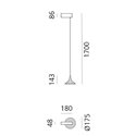 Artemide Unterlinden 175 hanglamp