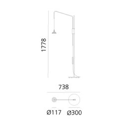 Artemide Unterlinden floor lamp