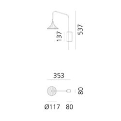 Artemide Unterlinden wall lamp