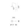 Artemide Unterlinden wall lamp