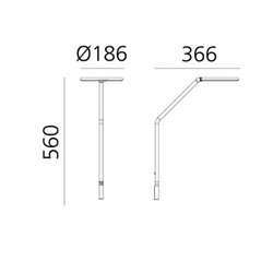 Artemide Vine Light Arm wall lamp