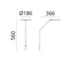 Artemide Vine Light Arm L wall lamp