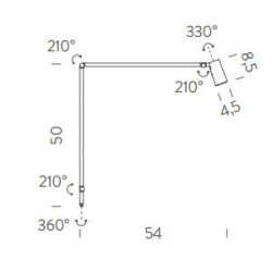 Nemo UNTITLED Spot Table lamp / wall lamp