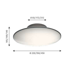 Louis Poulsen Aj Eklipta 220 G9 Ceiling Lamp / Wall Lamp