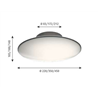 Louis Poulsen Aj Eklipta 220 G9 Ceiling Lamp / Wall Lamp