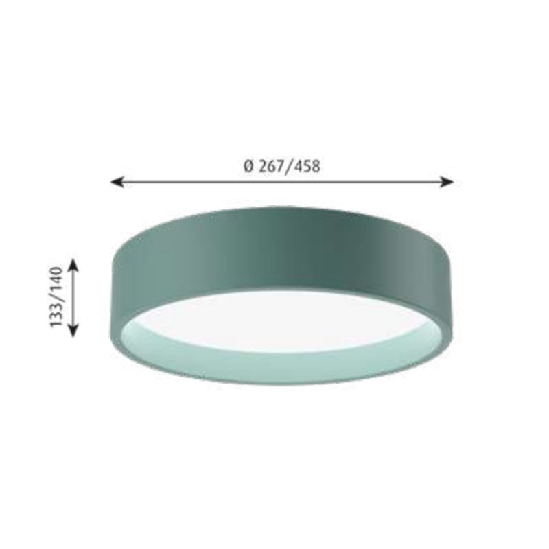 Louis Poulsen Lp Circle Surface Mounten Led ⌀450 Plafondlamp