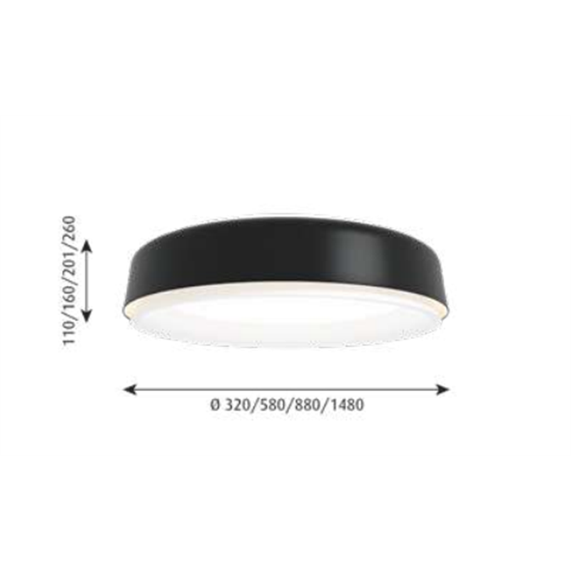 Louis Poulsen Lp Grand Surface Mounted Led ⌀580 Plafondlamp