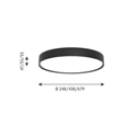 Louis Poulsen Lp Slim Round Surface Mounted Led ⌀250 Plafondlamp / Wandlamp