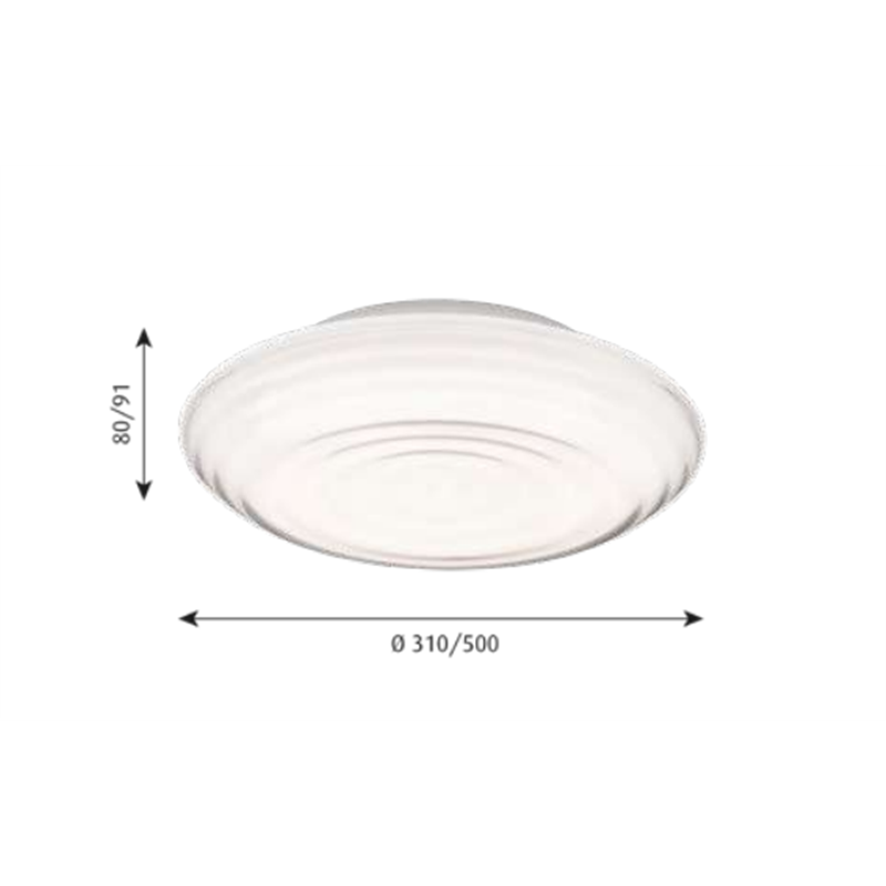 Louis Poulsen Ripls Led ⌀310 Plafondlamp / Wandlamp
