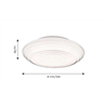 Louis Poulsen Ripls Led ⌀500 Ceiling Lamp / Wall Lamp