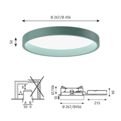 Louis Poulsen Lp Circle Semi Recessed ⌀450 Ceiling Lamp