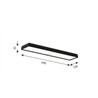 Louis Poulsen Lp Slim Box Semi-Recessed Ceiling Lamp