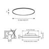 Louis Poulsen Lp Slim Round Recessed ⌀250 Ceiling Lamp