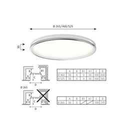 Louis Poulsen Munkegaard ⌀525 Ceiling Lamp