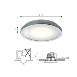 Louis Poulsen Munkegaard Mini Ceiling Lamp