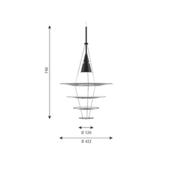 Louis Poulsen Enigma 425 Pendant Lamp