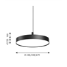 Louis Poulsen Lp Slim Round Suspended ⌀440 Pendant Lamp