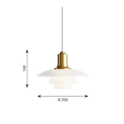 Louis Poulsen Ph 2/1 Pendant Pendant Lamp