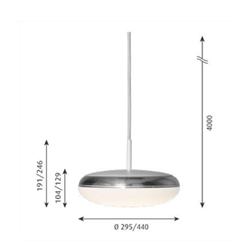 Louis Poulsen Silverback Suspended ⌀440 Pendant Lamp